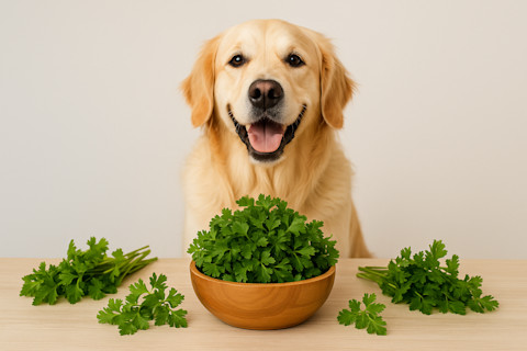Môže pes petržlen? Dajte si pozor na množstvo