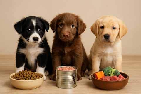 Jak správně krmit štěně: 5 zásad pro zdravý start do života!