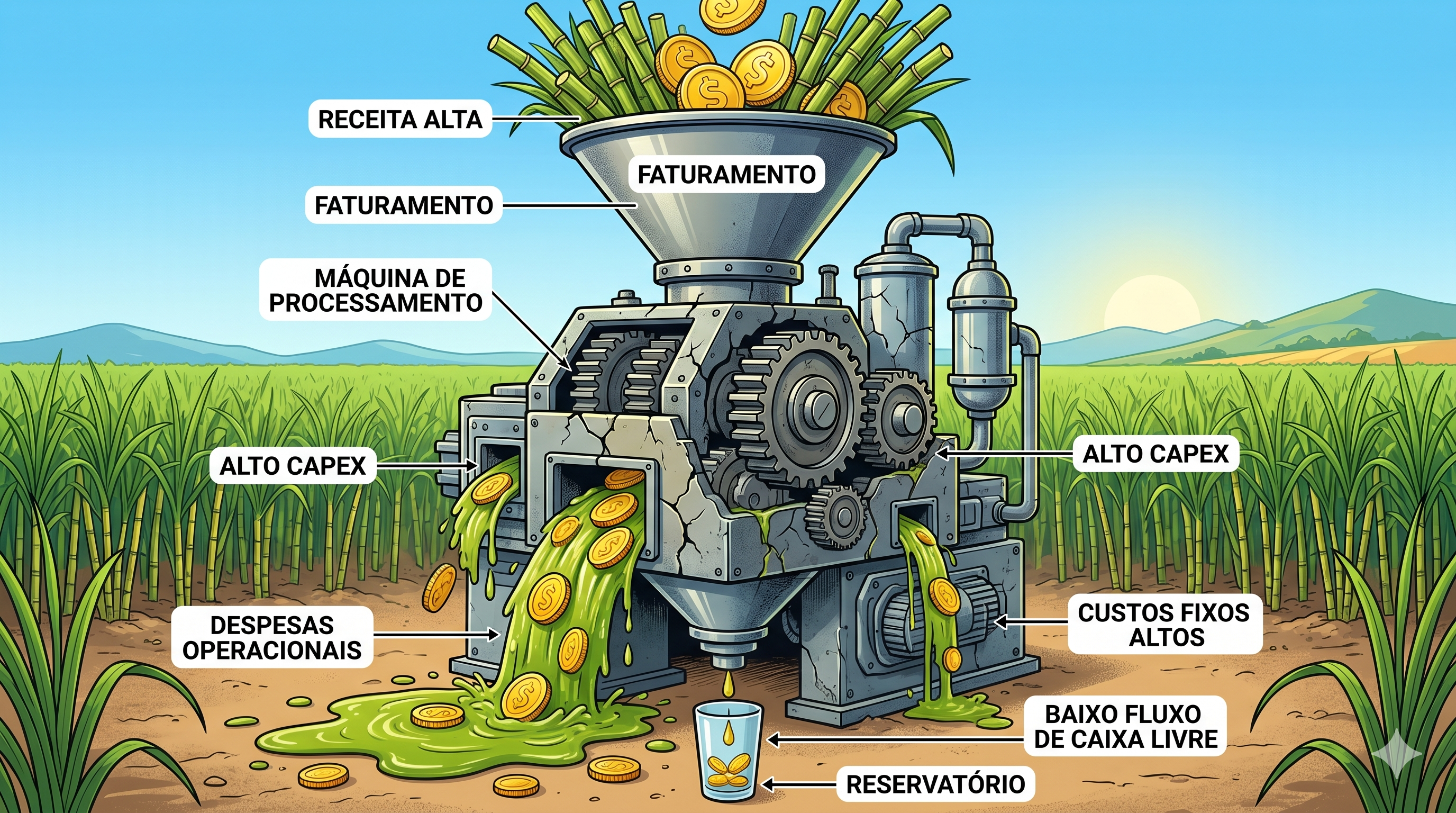 Cana de Açúcar e geração de valor