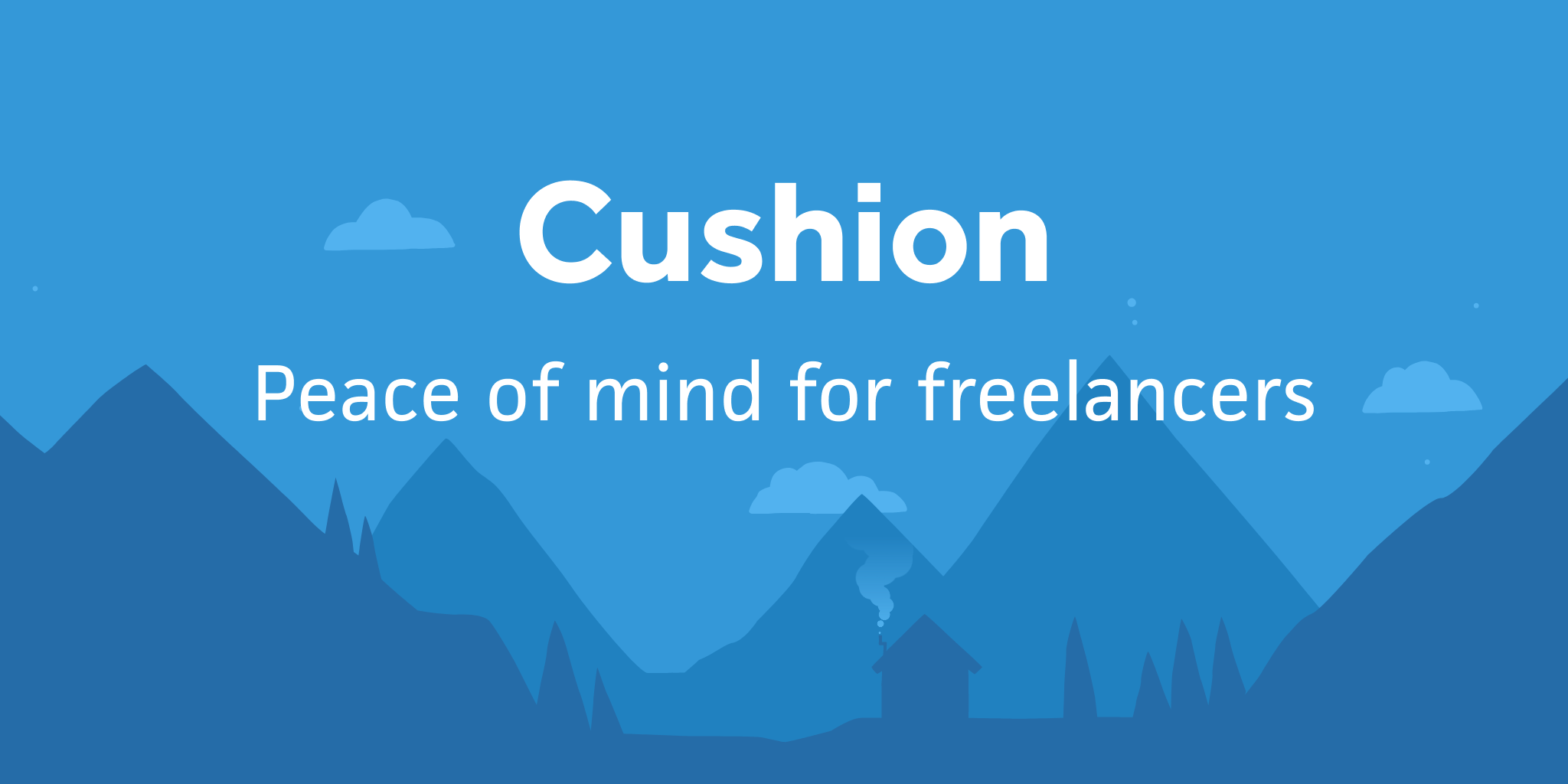 Cushion was built out of a need for a less stressful freelance life. Its aim is to provide better insight and awareness, so the roller coaster ride of