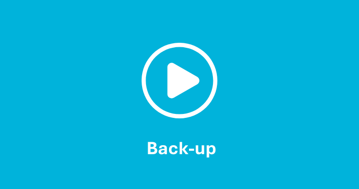 Protect yourself from hacking: back-up