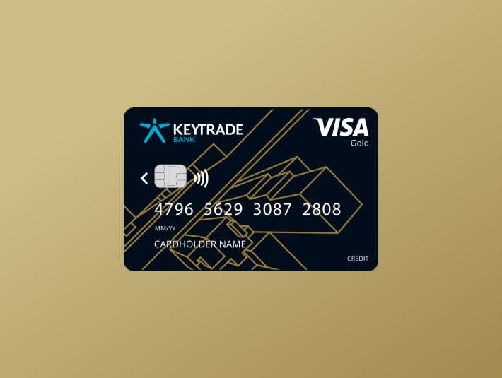 Visa Gold on Golden Background (hero card)