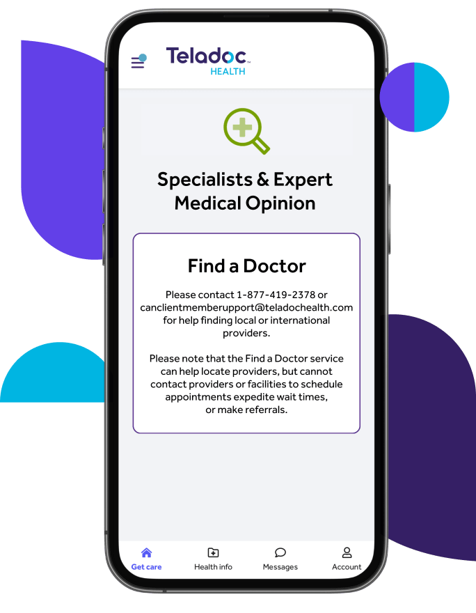 Expert medical advice
