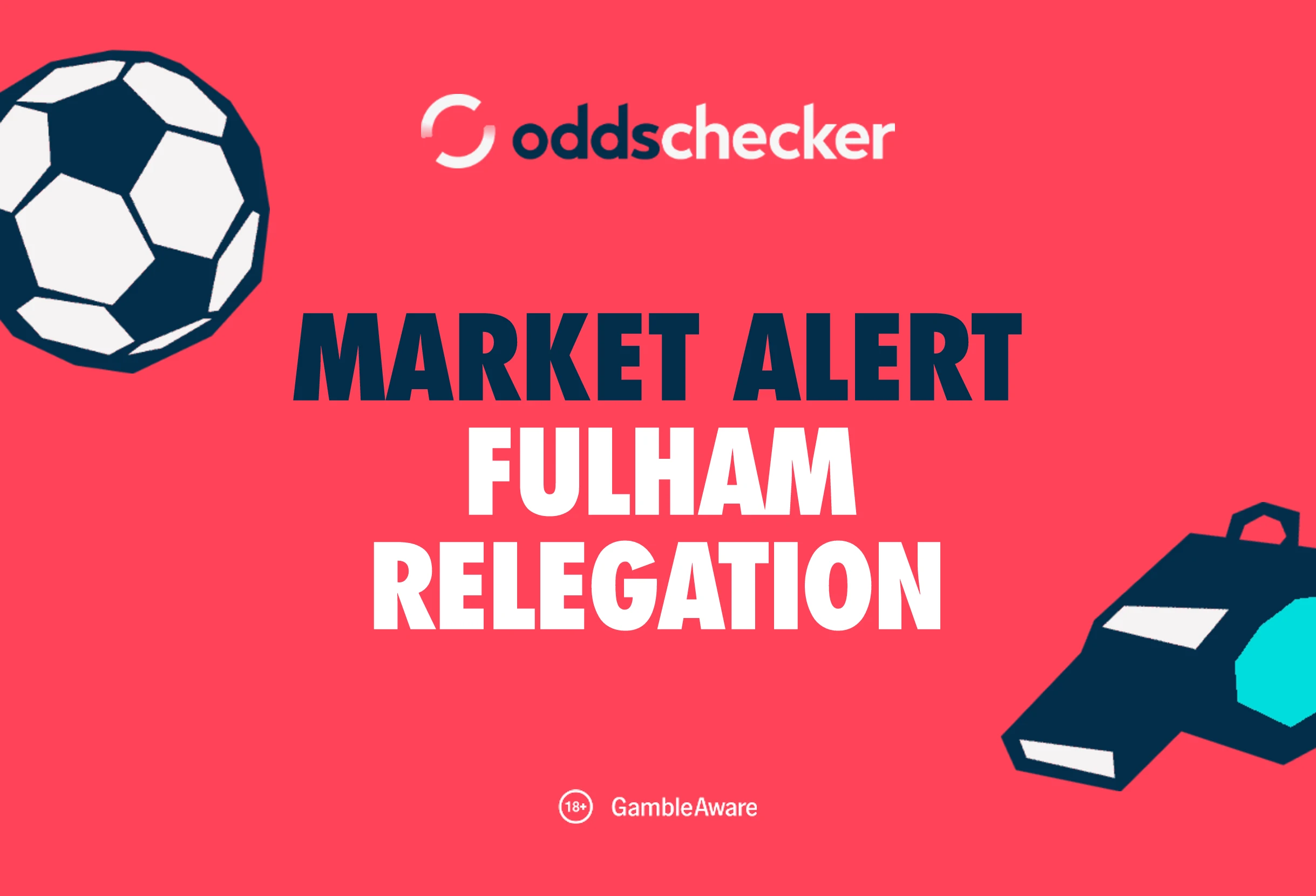 Fulham To Be Relegated From The Premier League Odds Now 3/1