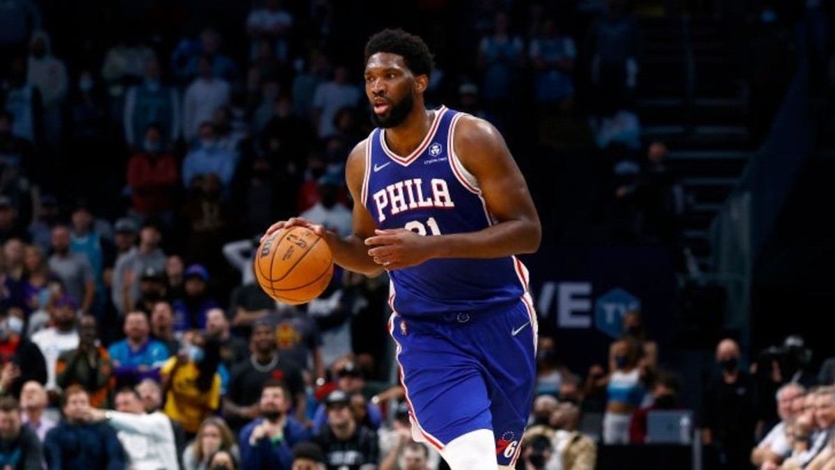 Joel Embiid 76ers Dribbling