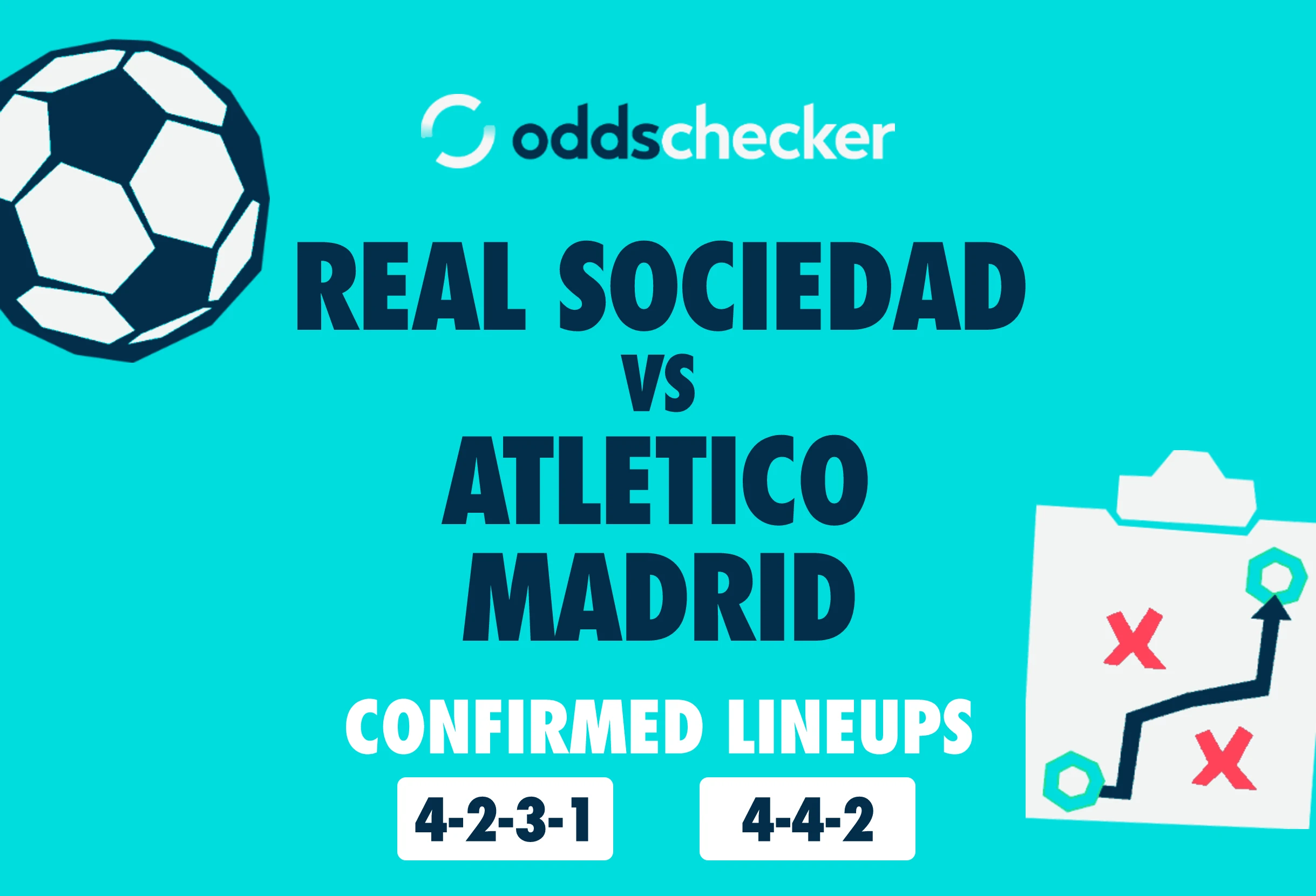 Real Sociedad vs Atletico Madrid Confirmed Lineups