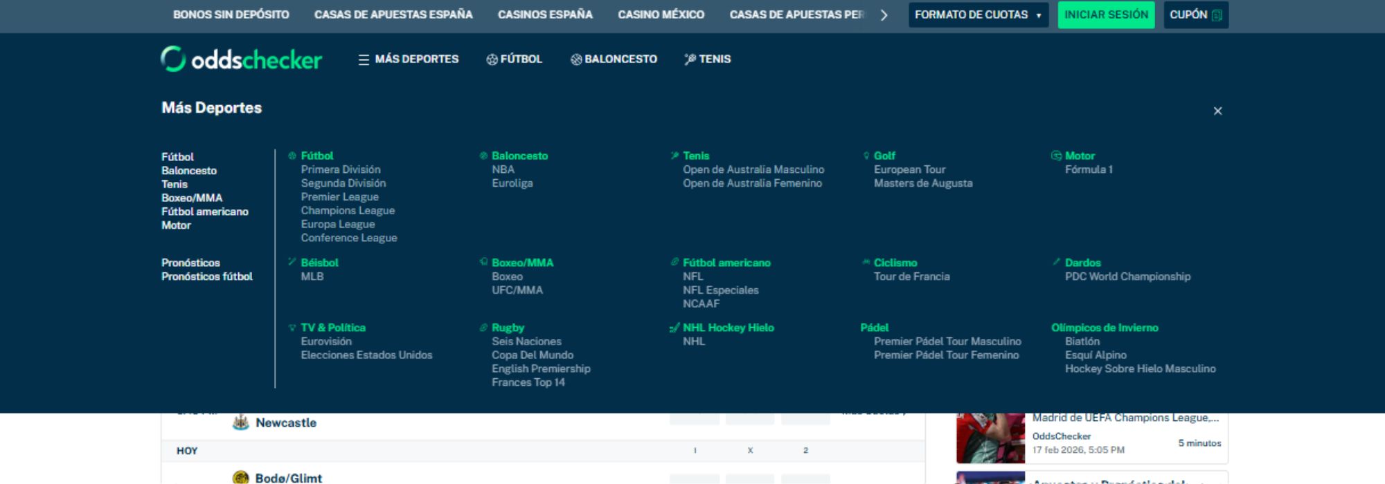 Homepage OCES 2