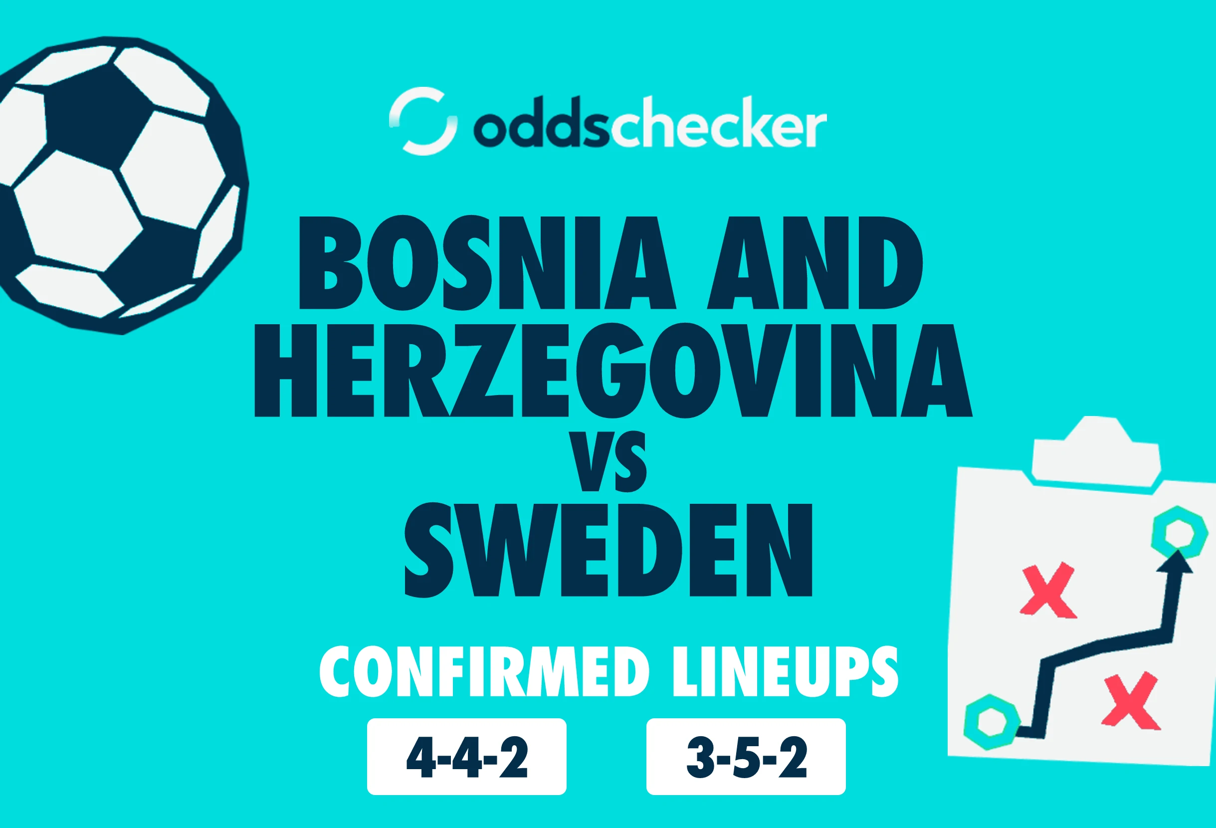 Bosnia and Herzegovina vs Sweden: Confirmed Lineups & Match Prediction