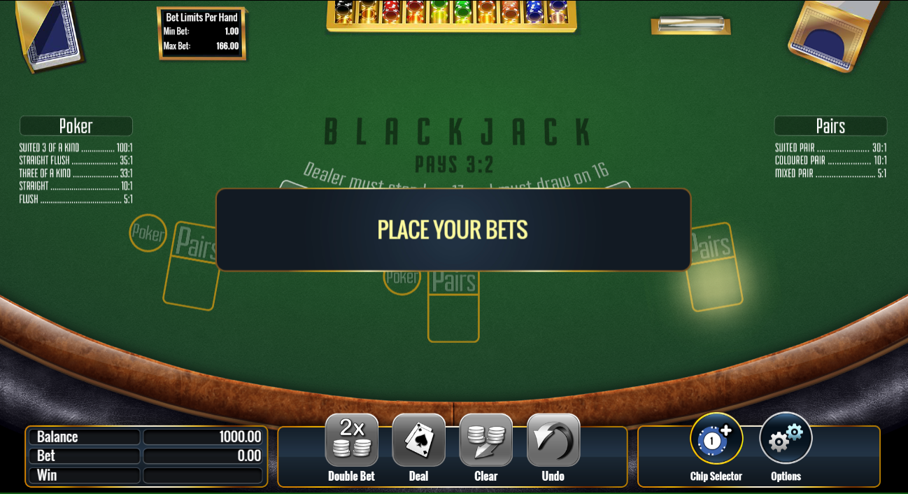 Poker & Paris Blackjack Surrender