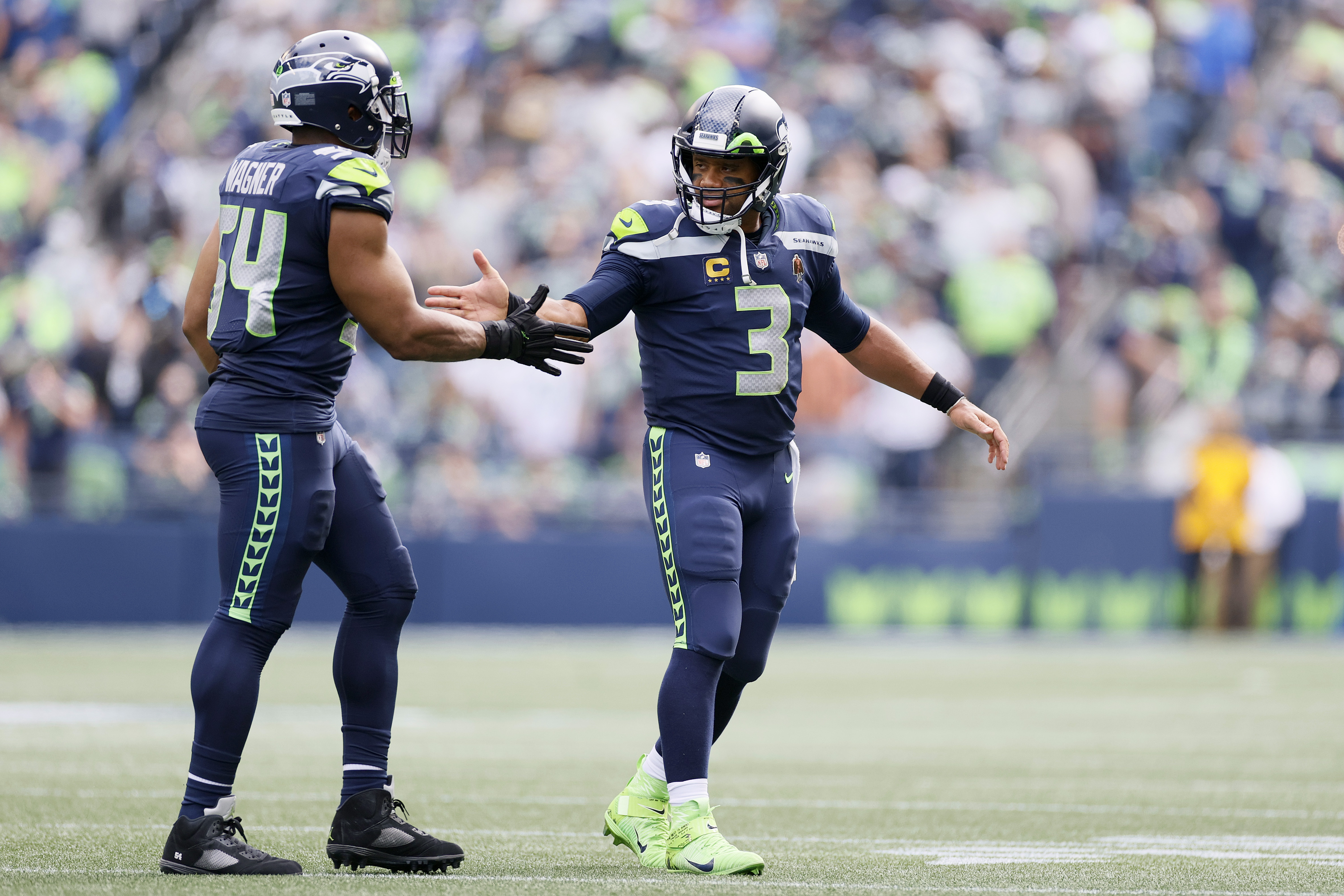 Bobby Wagner and Russell Wilson Seattle Seahawks