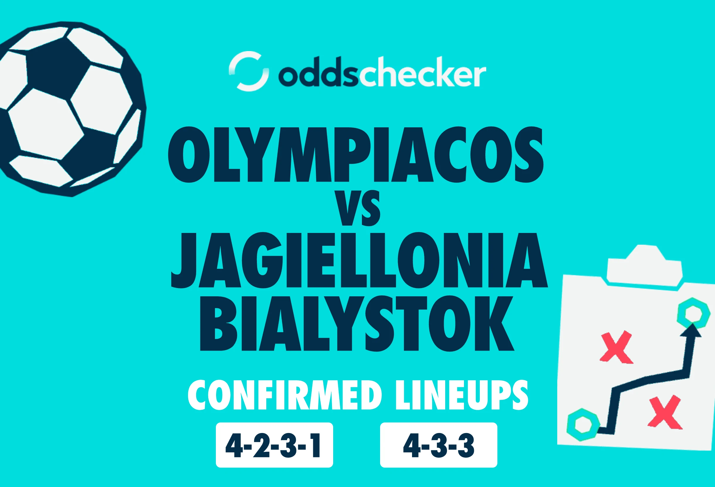 Olympiacos vs Jagiellonia Bialystok Confirmed Lineups