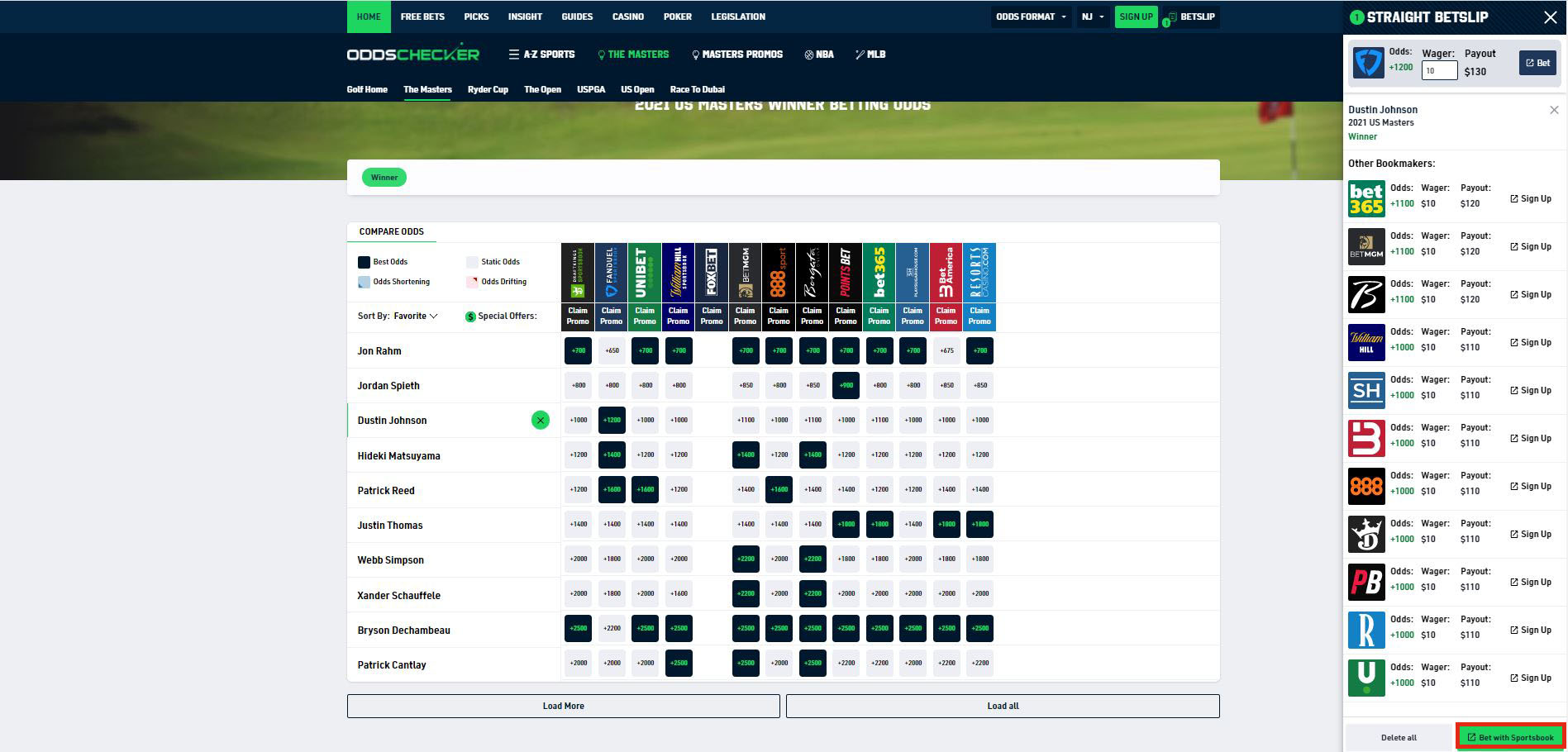 nfl odds checker