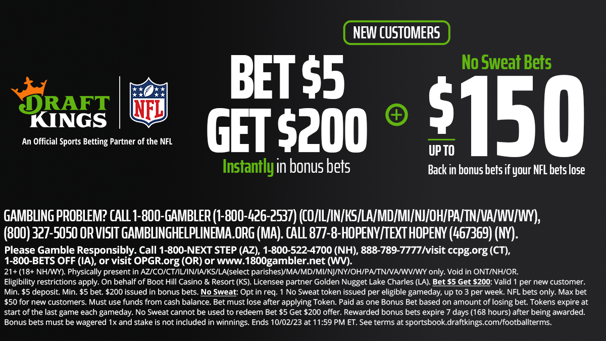 DraftKings Promo Code NFL: New Customers Bet $5, Get $200 on NFL Sunday  With Kevin Hart