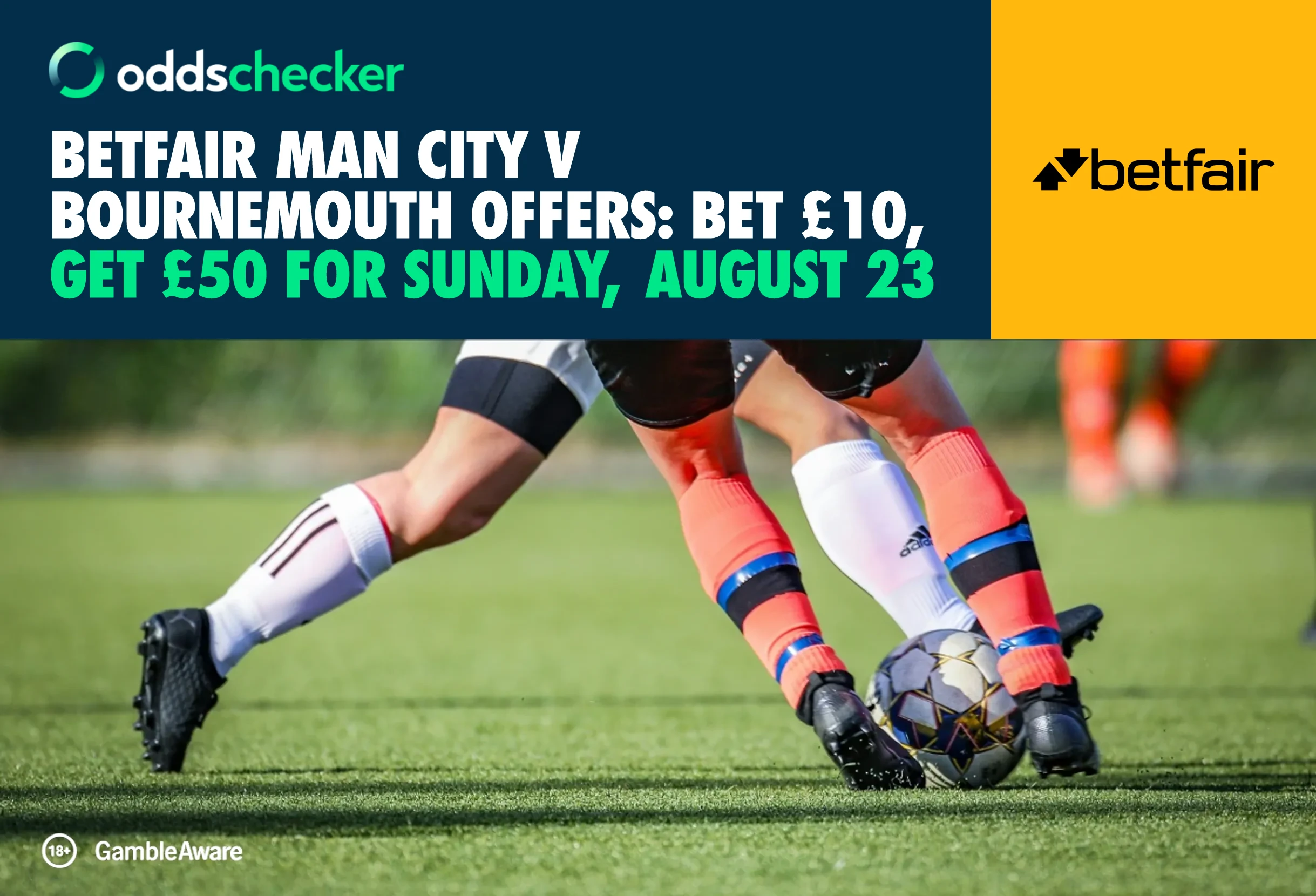 Betfair Sign Up Offer: Bet £10, Get £50 for Man City v Bournemouth