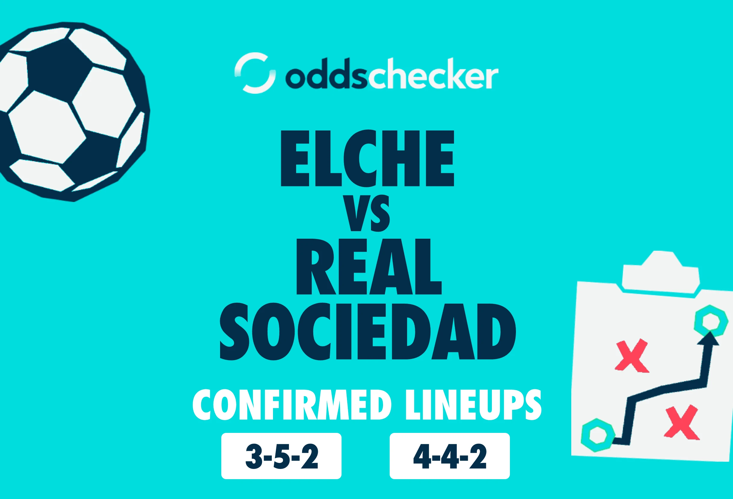 Elche vs Real Sociedad Confirmed Lineups