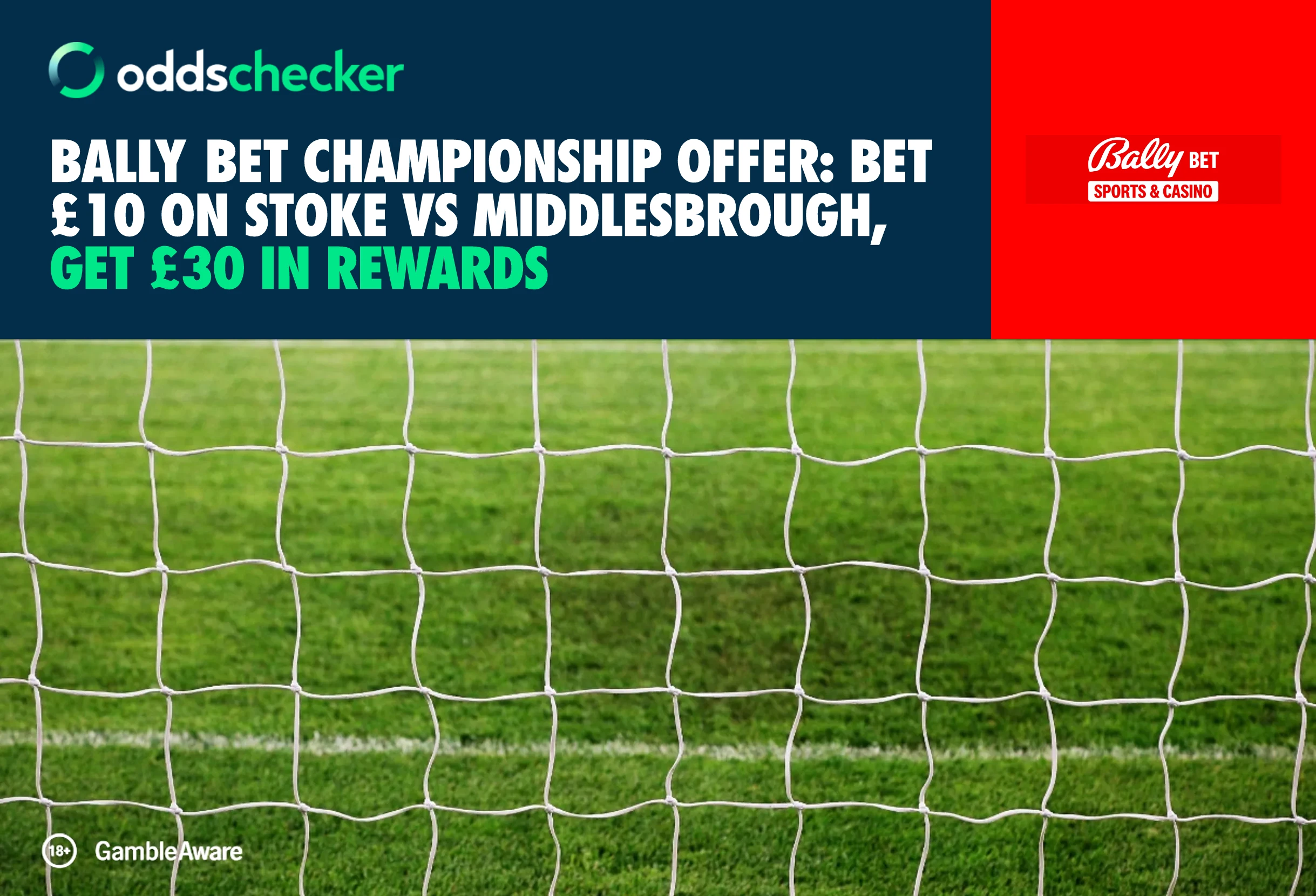 Bally Bet Championship Offer: Bet £10 on Stoke vs Middlesbrough, Get £30 in Rewards