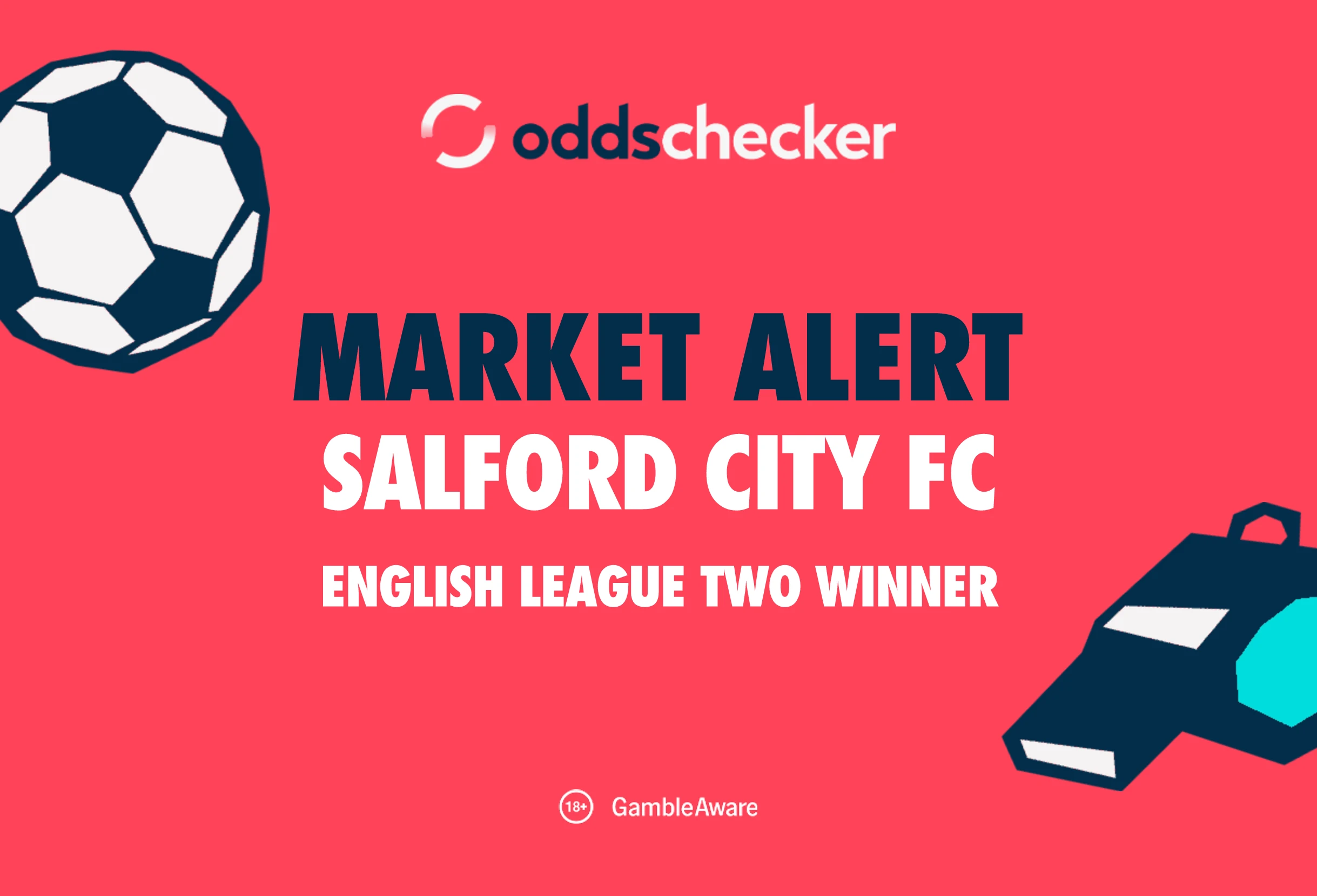 Salford City Fc To Win The English League Two Odds Now 6/4