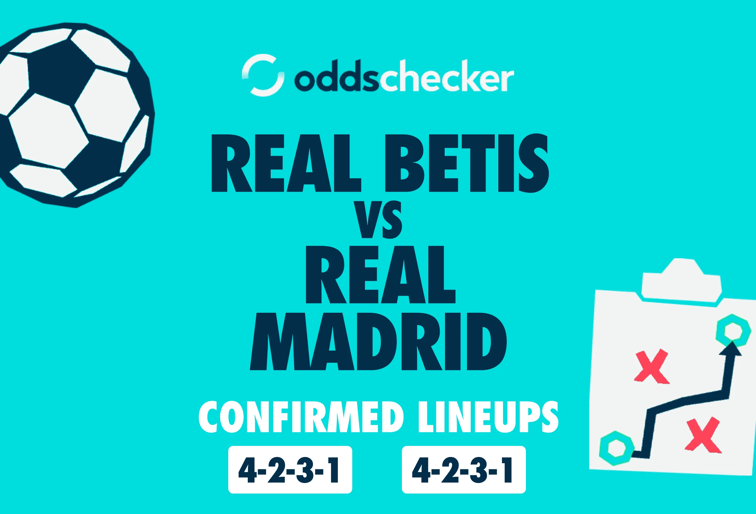 Real Betis vs Real Madrid Confirmed Lineups