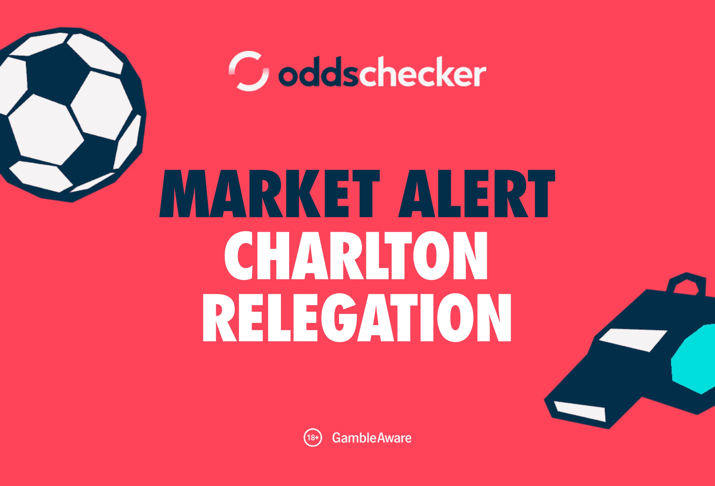 Championship Relegation Odds: Charlton Now 9/2