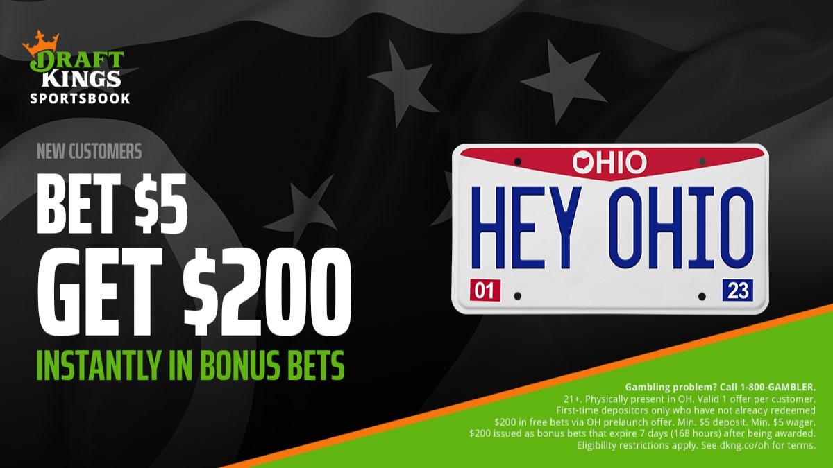 DraftKings Ohio Launch Offer, Bet $5, Get $200