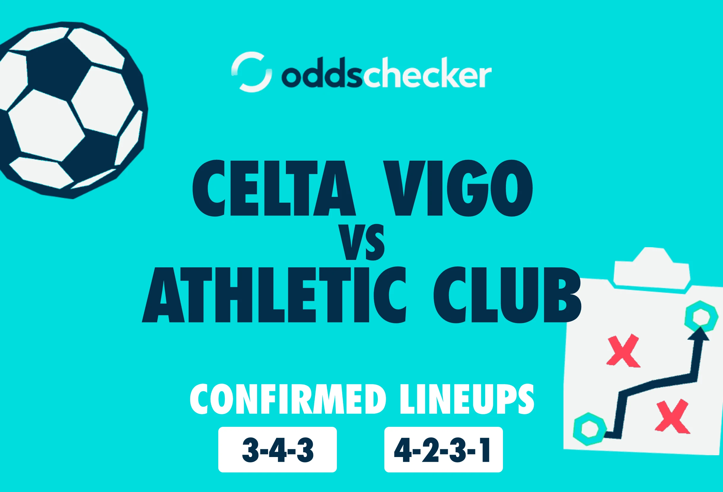 Celta Vigo vs Athletic Club Confirmed Lineups