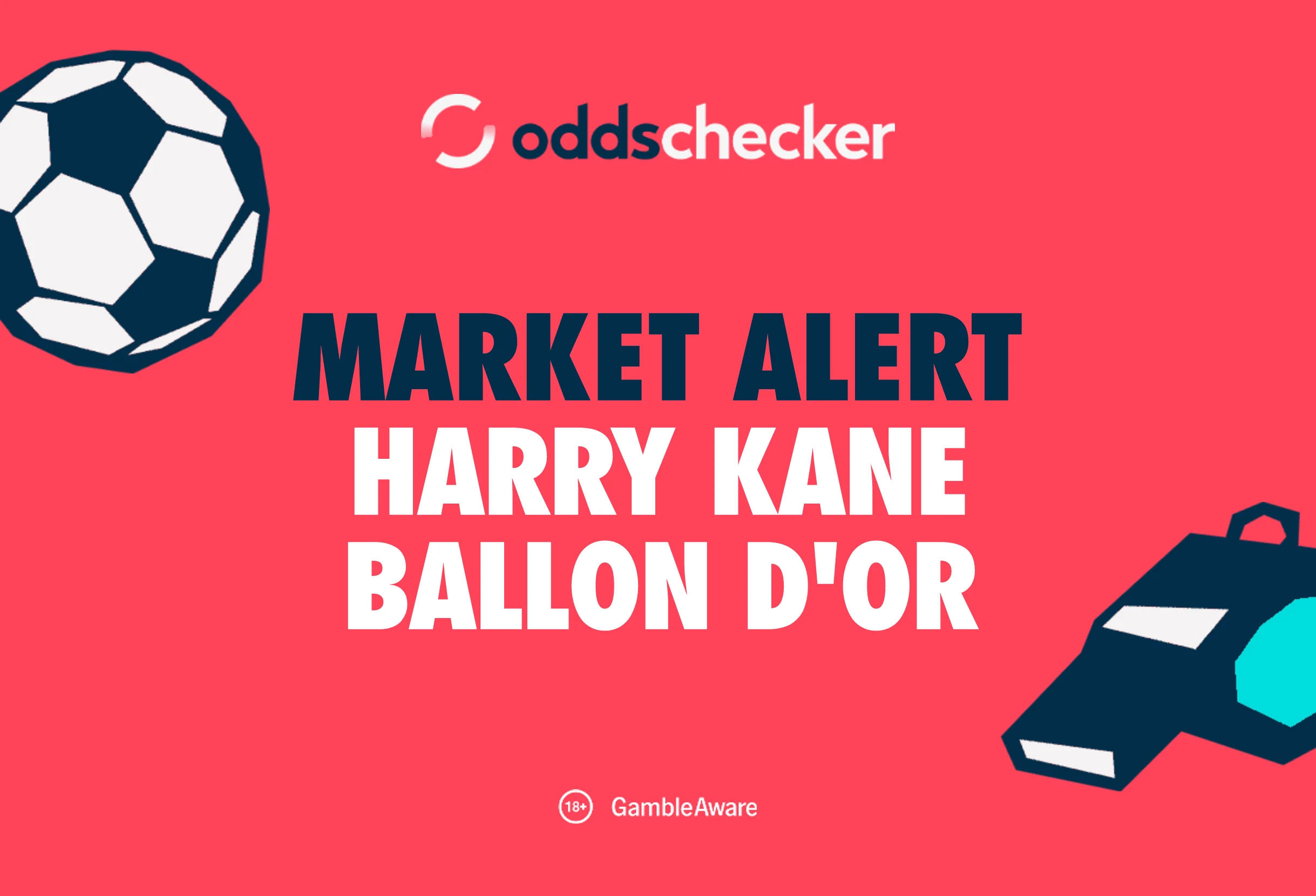 Harry Kane To Win The Ballon dOr Odds Now 3/10