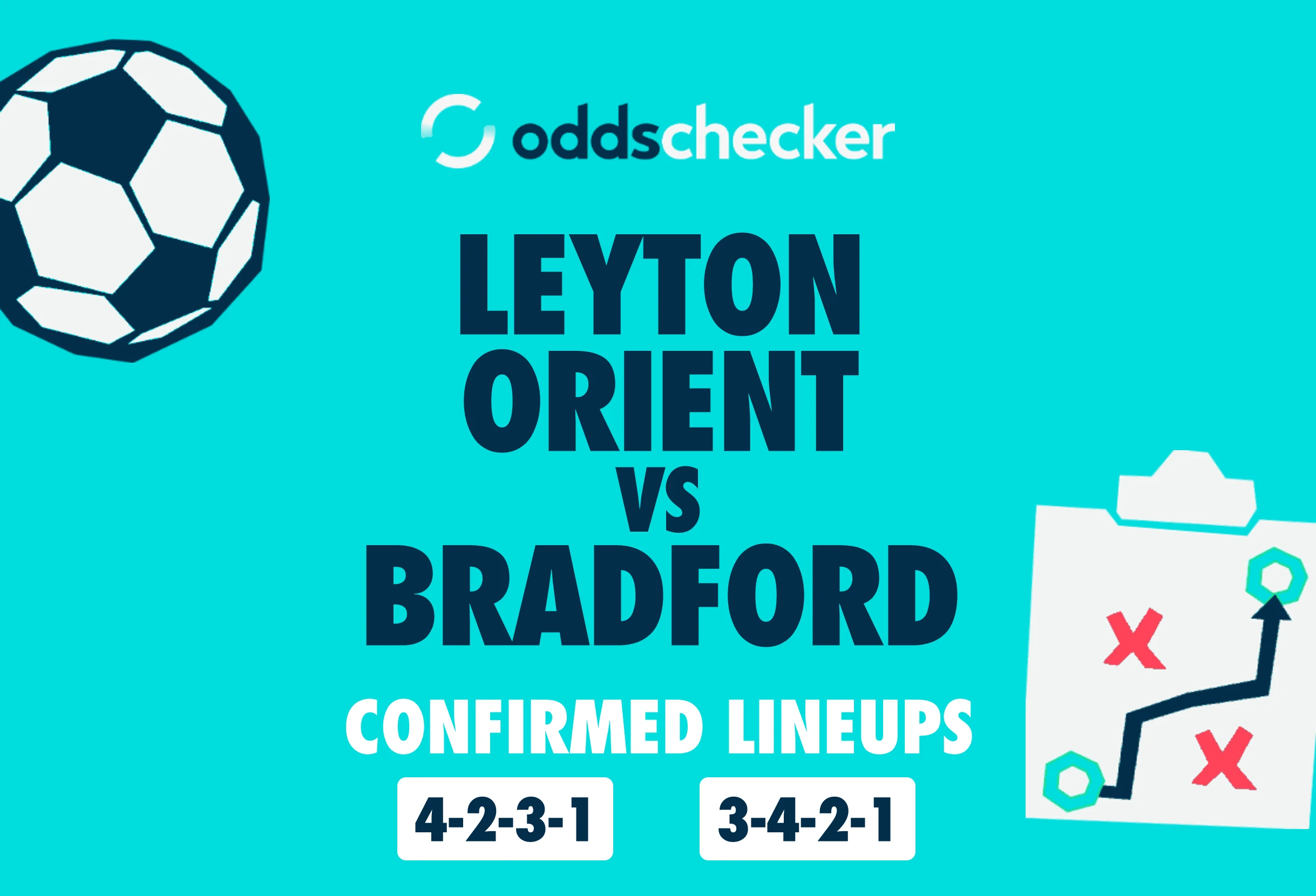Leyton Orient vs Bradford Confirmed Lineups