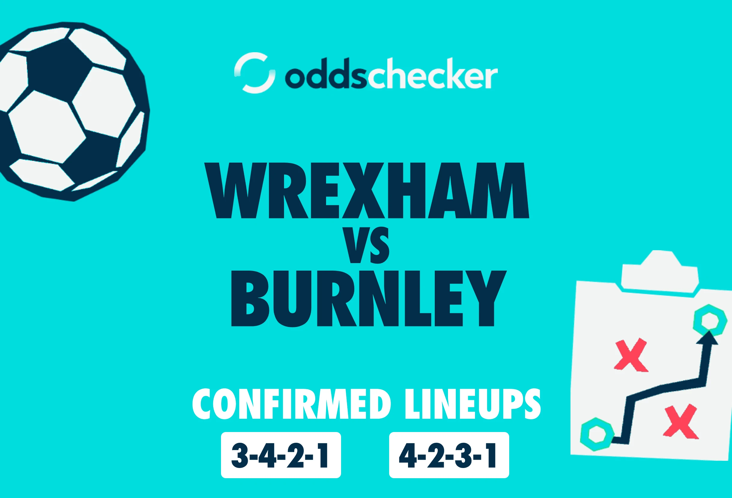 Wrexham vs Burnley Confirmed Lineups