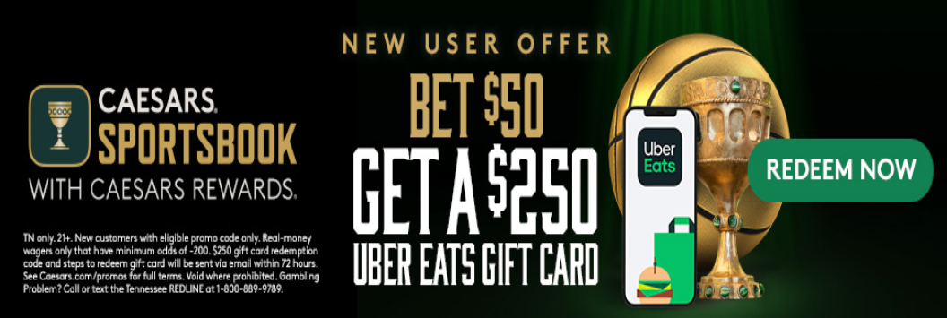 Caesars Sportsbook Promo Code: Claim Your Free $250 Uber Eats ...
