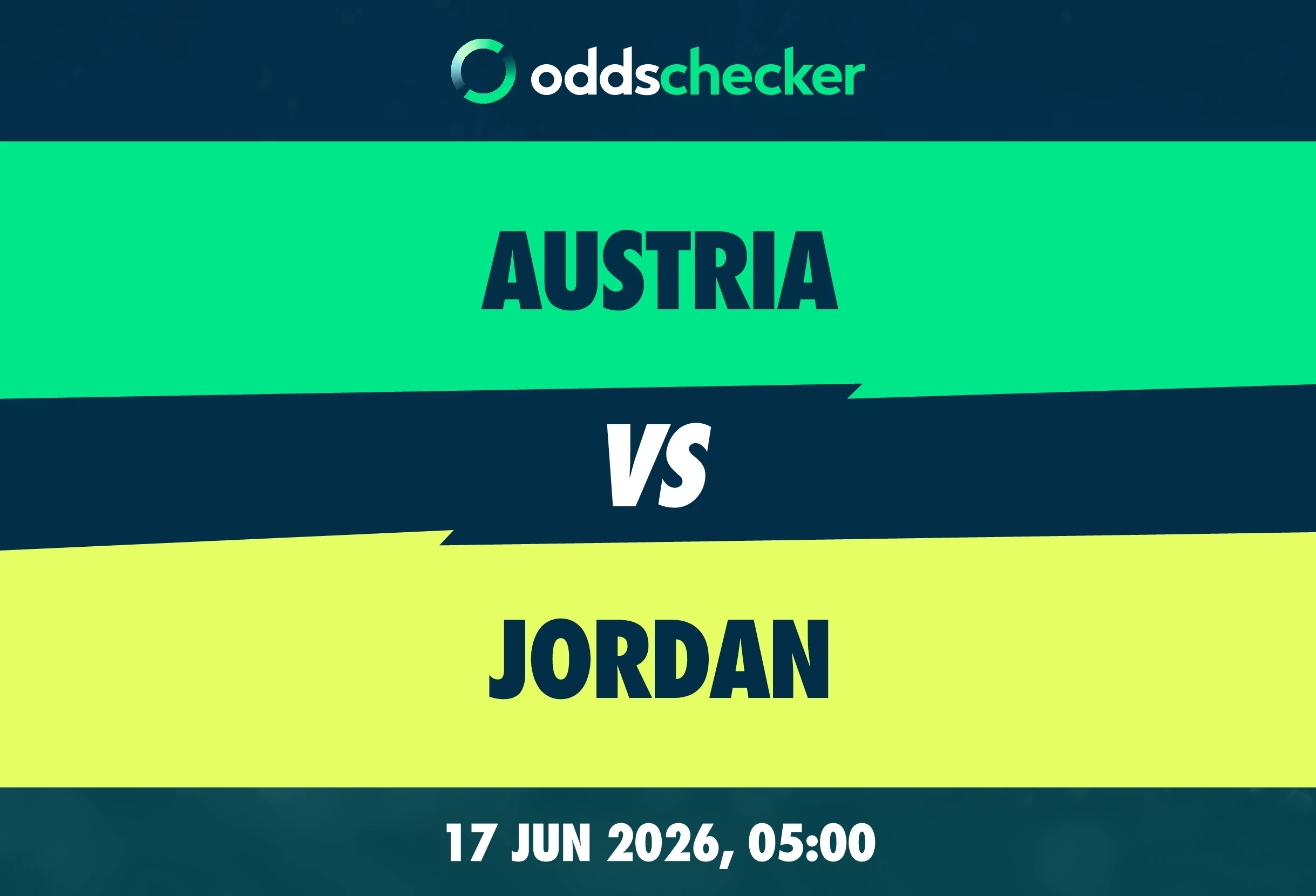 Austria vs Jordan: Lineups, Prediction, Betting Tips & Odds