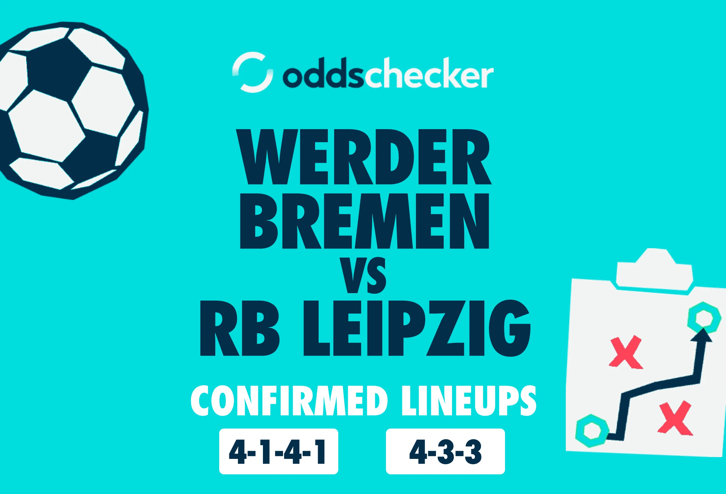 Werder Bremen vs RB Leipzig Confirmed Lineups