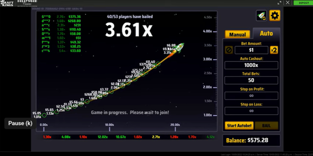 DraftKings Rocket Launch