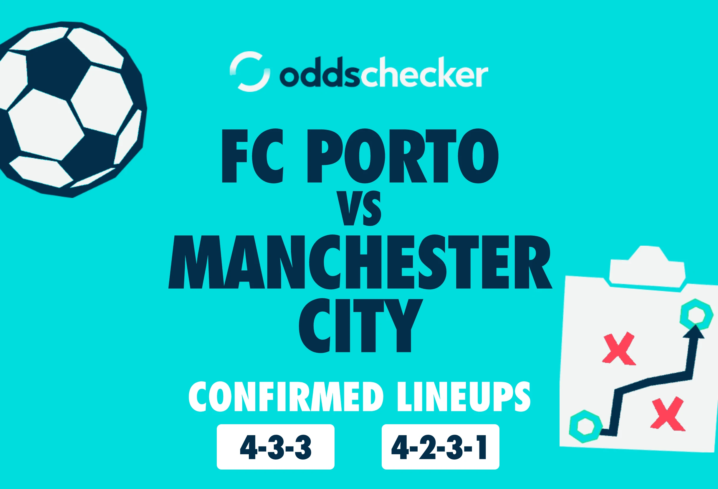 FC Porto vs Manchester City Confirmed Lineups