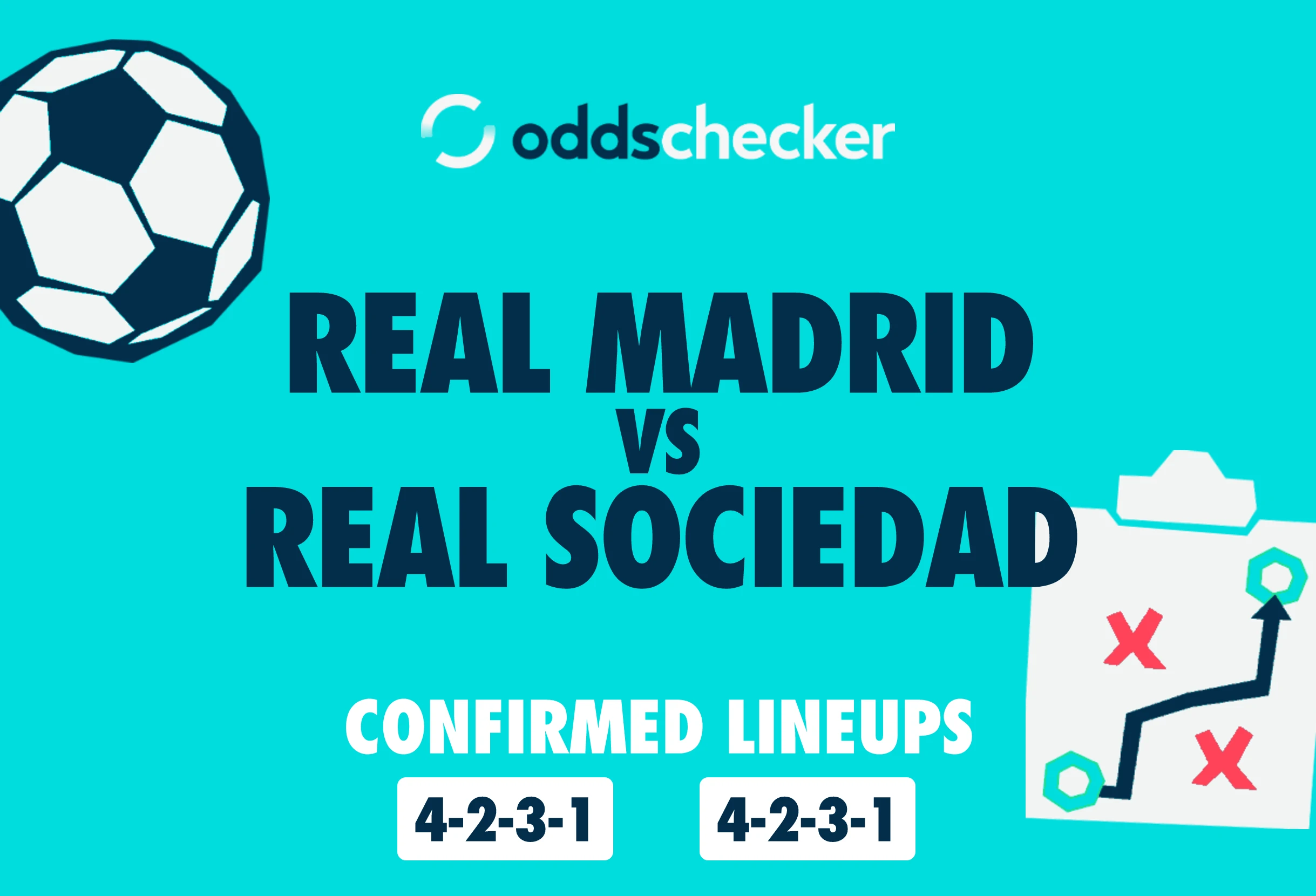 Real Madrid vs Real Sociedad Confirmed Lineups