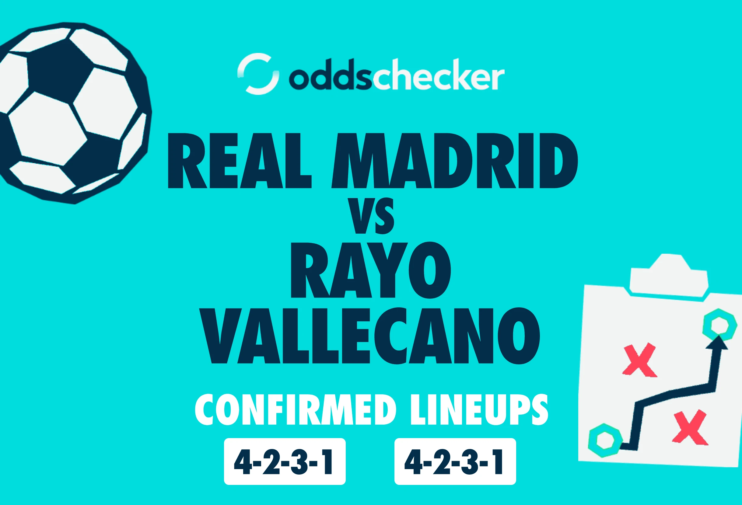 Real Madrid vs Rayo Vallecano Confirmed Lineups