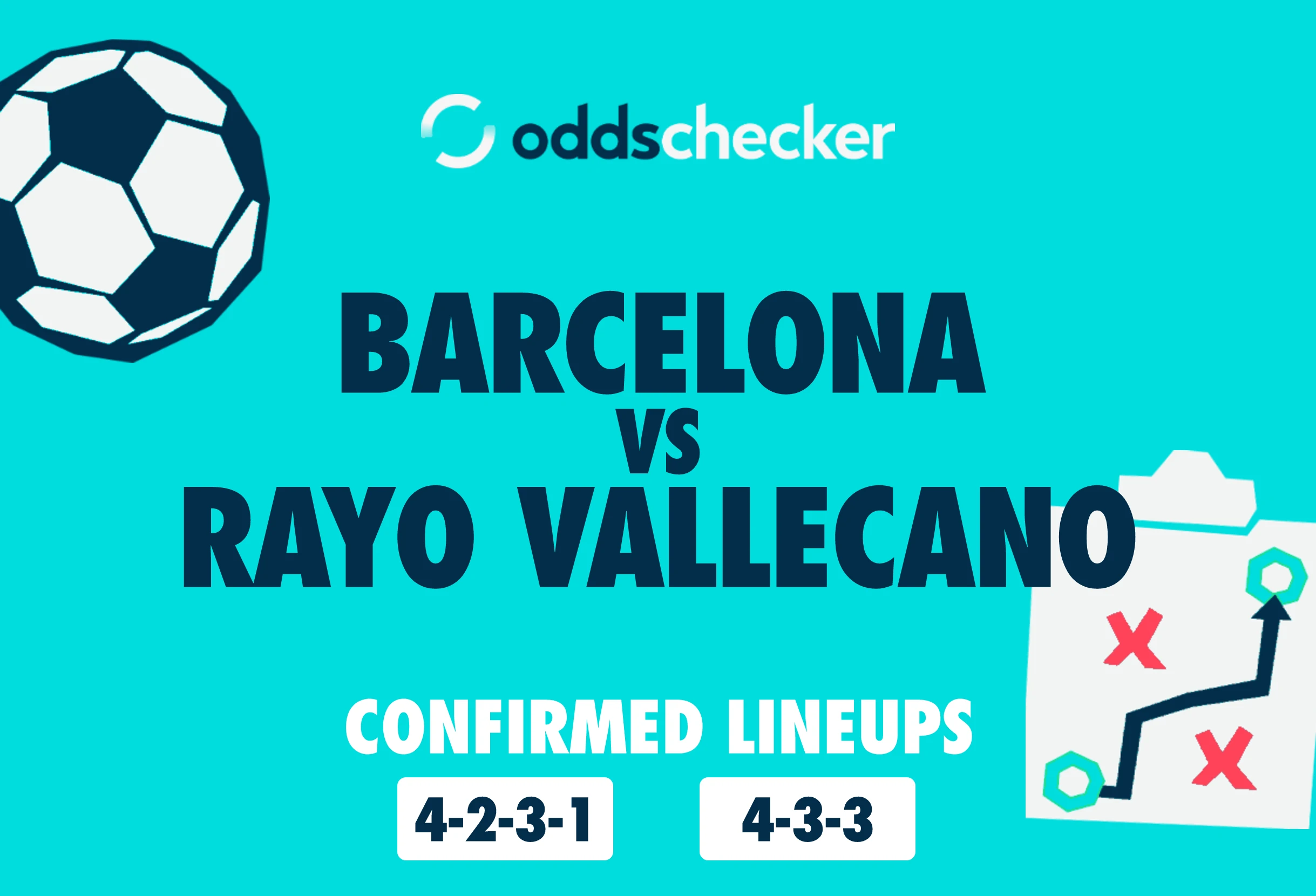 Barcelona vs Rayo Vallecano Confirmed Lineups