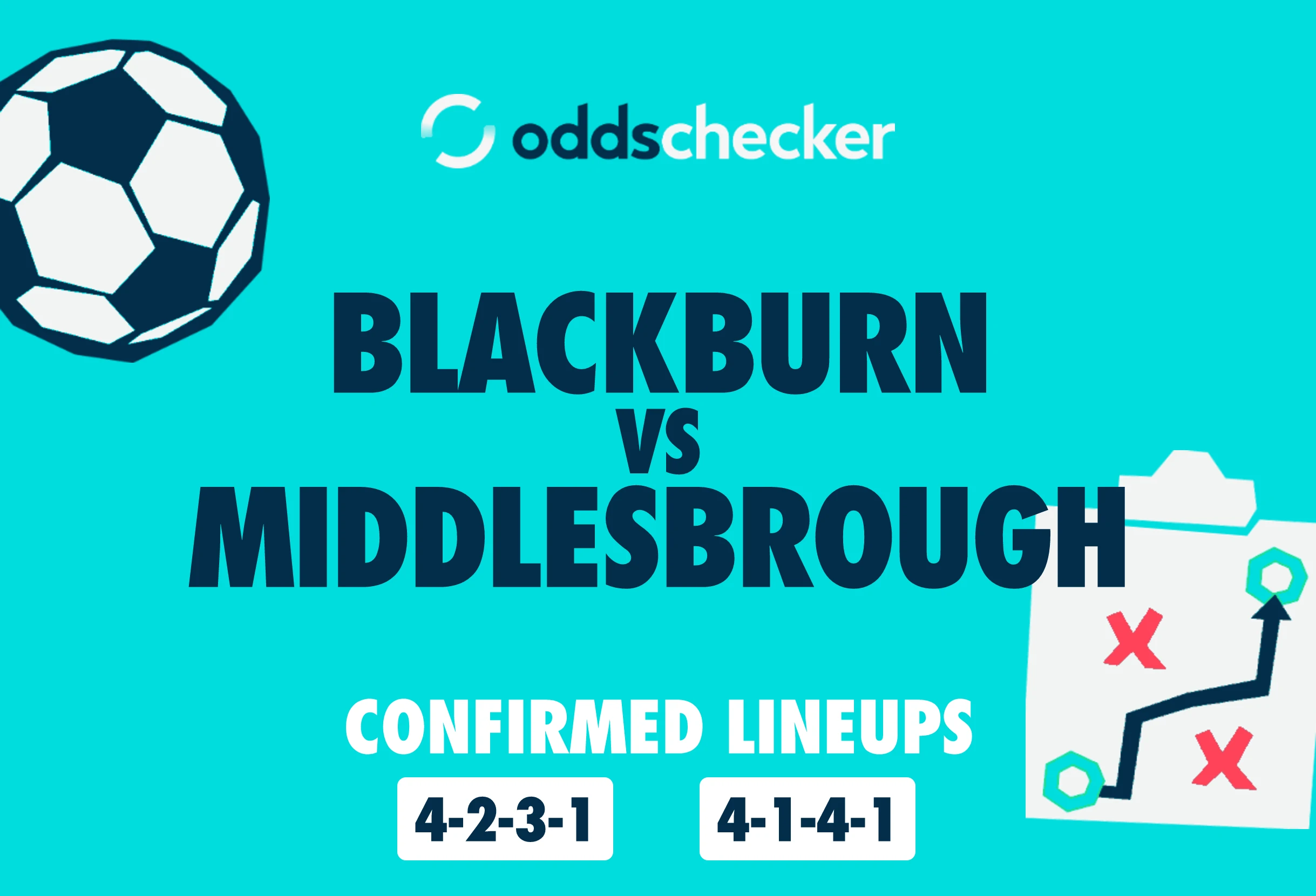 Blackburn vs Middlesbrough Confirmed Lineups