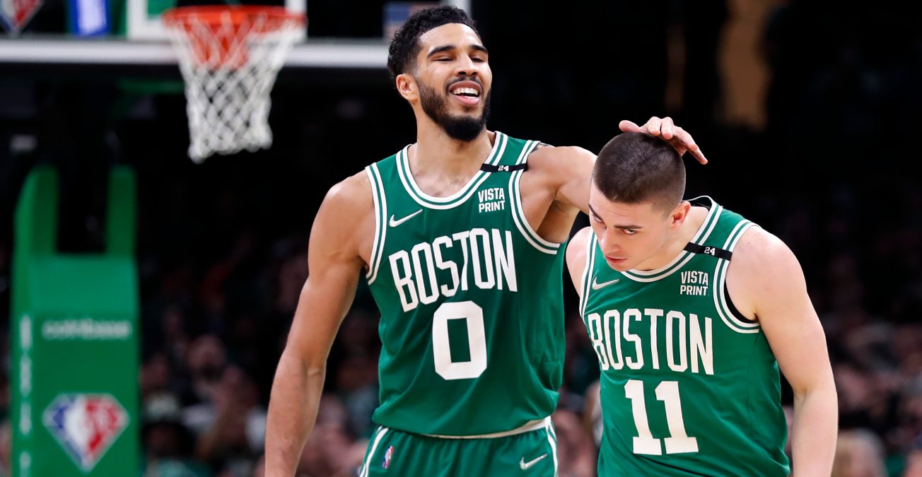 Jayson Tatum and Derrick White made a bet. Here's why White wants to lose.  - The Boston Globe