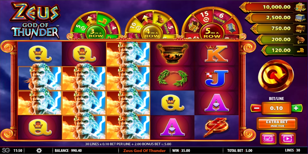 Zeus God of Thunder Slot 