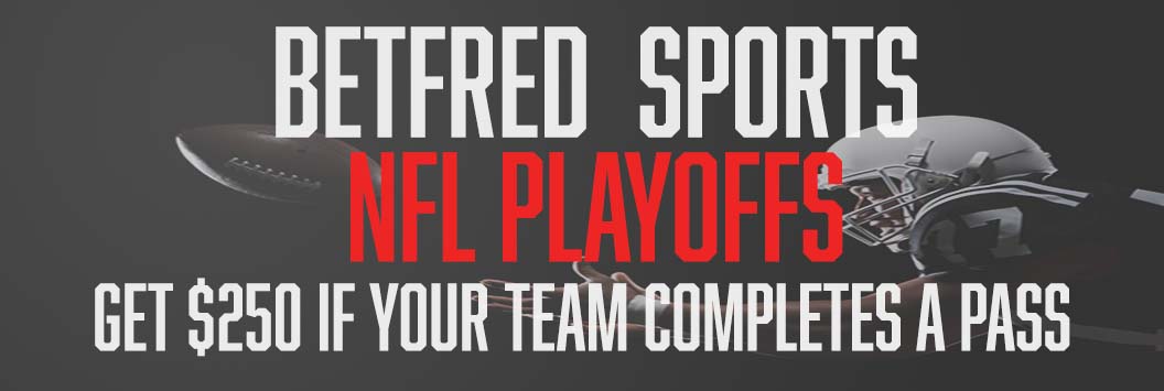 Betfred Playoffs - Bet $50, Get $250 if your team completes a pass