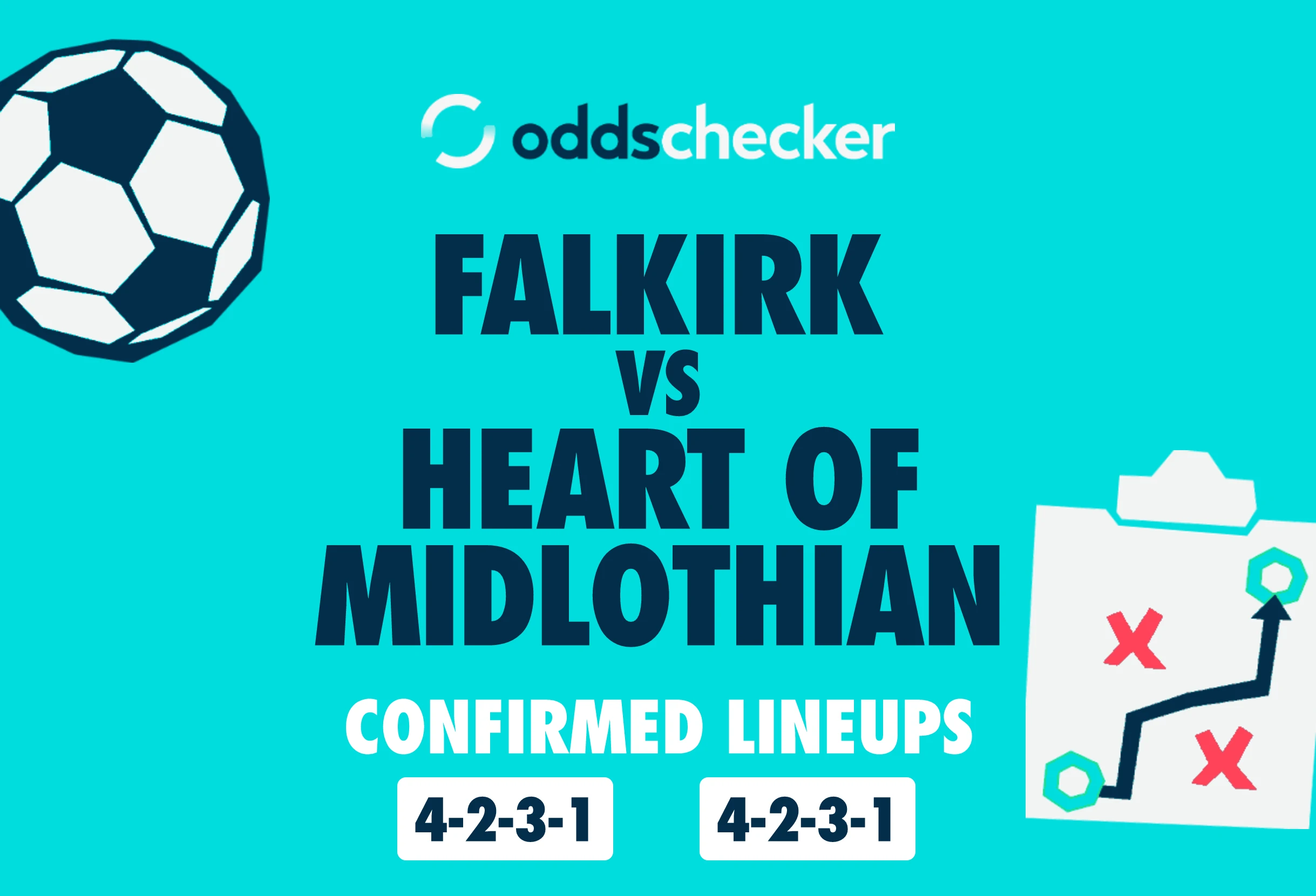 Falkirk vs Heart of Midlothian Confirmed Lineups