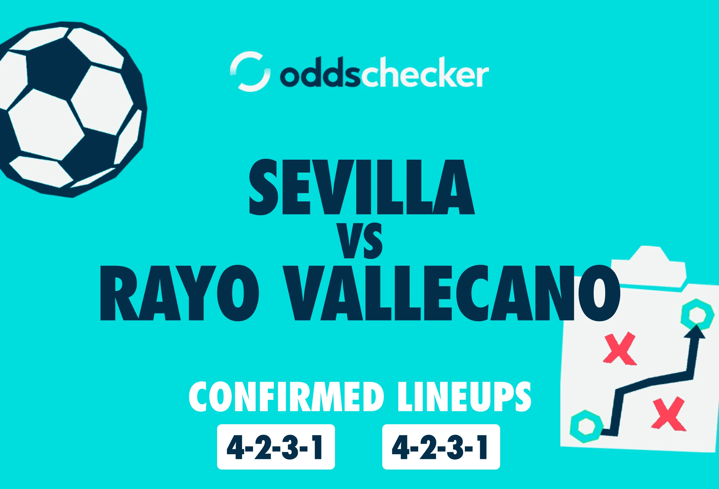 Sevilla vs Rayo Vallecano Confirmed Lineups