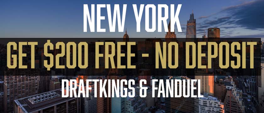 New Yorkers Get $200 Free DraftKings and FanDuel