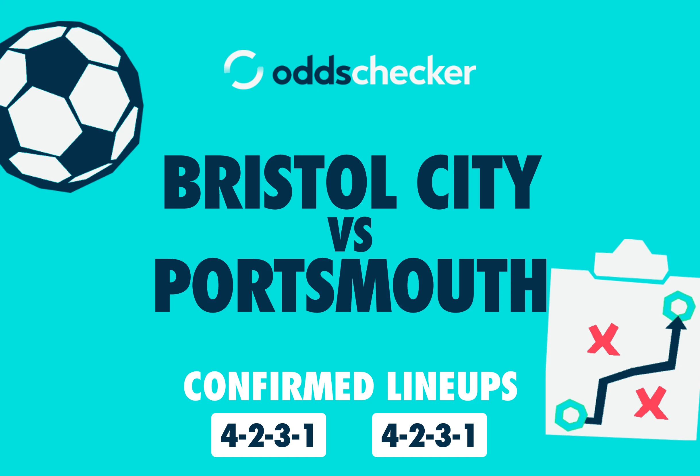 Bristol City vs Portsmouth Confirmed Lineups