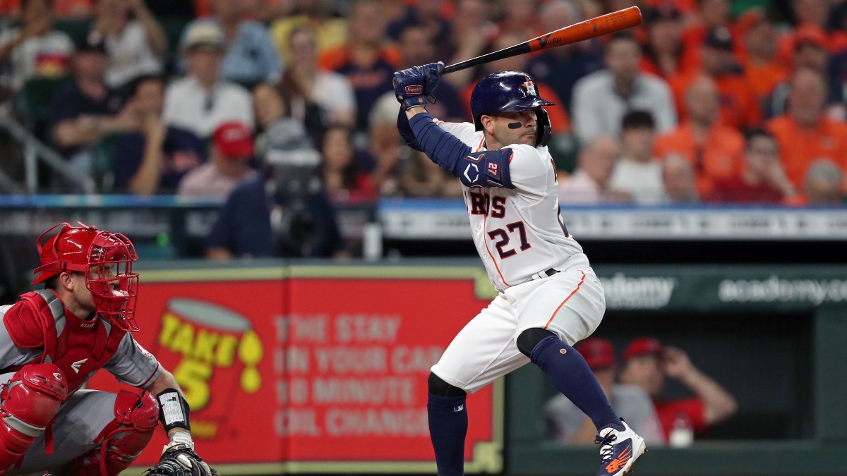 Jose Altuve Preview, Player Props: Astros vs. Rangers - ALCS Game 1