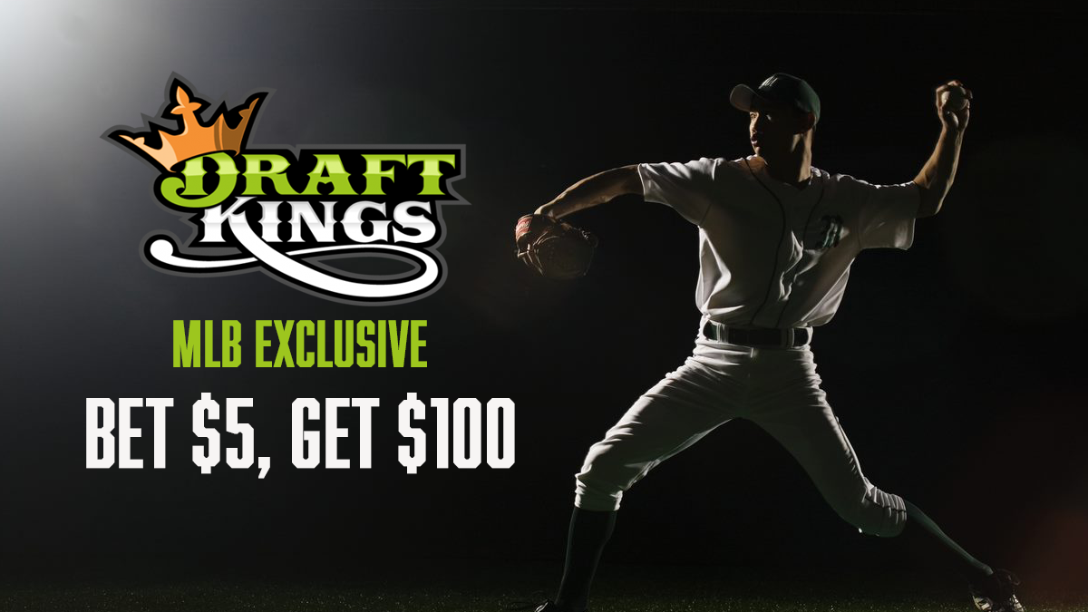 DraftKings Bet $5, Get $100 MLB New - EXPIRED DO NOT USE OLD OFFER AND LOGO