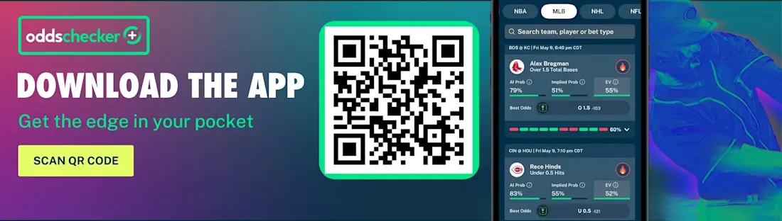 oddschecker+ QR Code