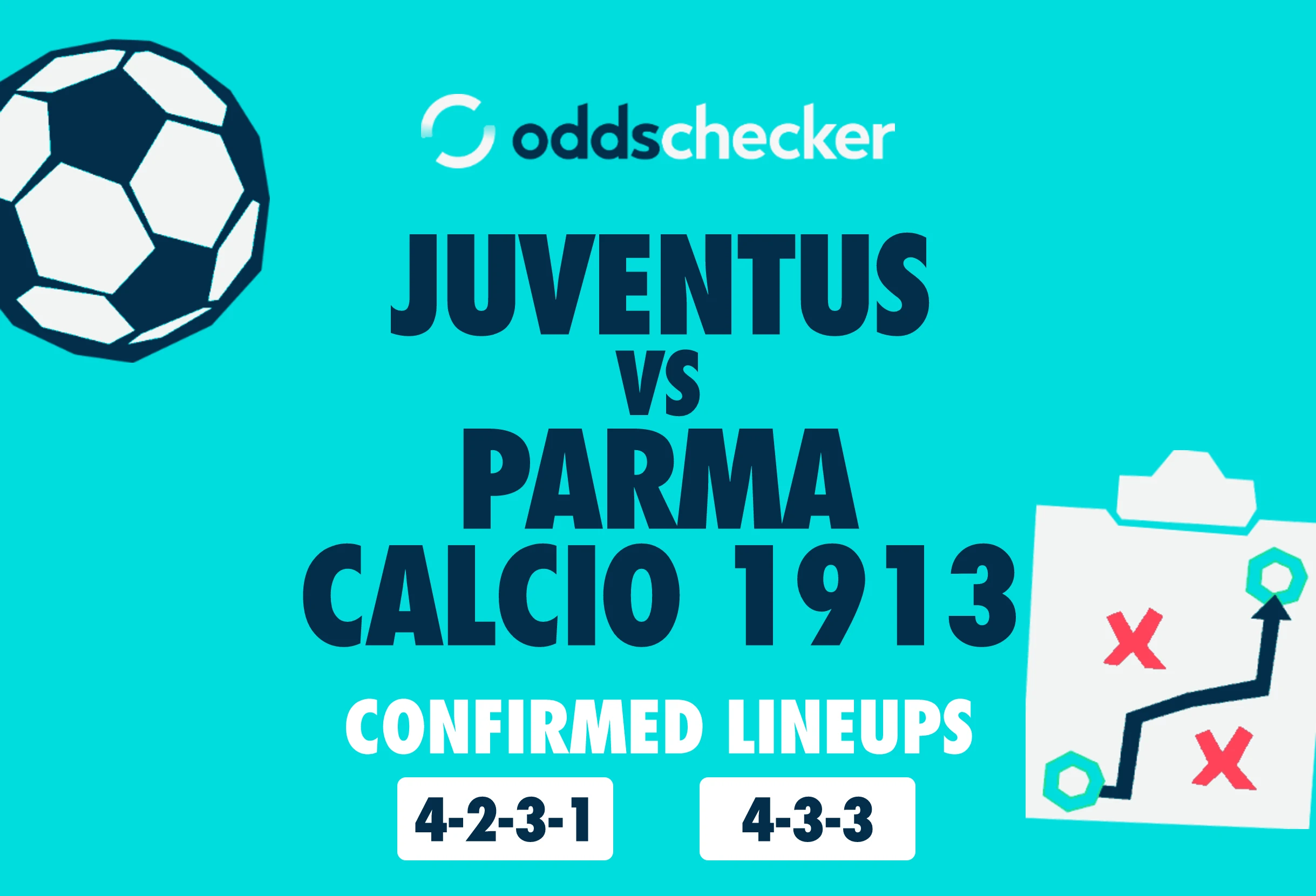 Juventus vs Parma Calcio 1913 Confirmed Lineups