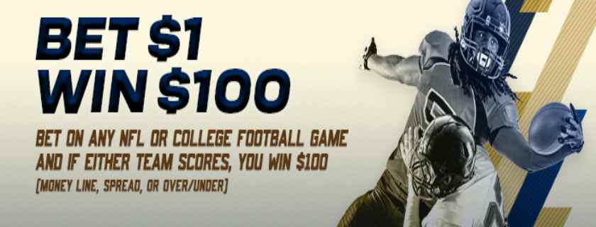 WynnBet Promo Offers Bet $1, Win $100 TD Bonus for Week 4