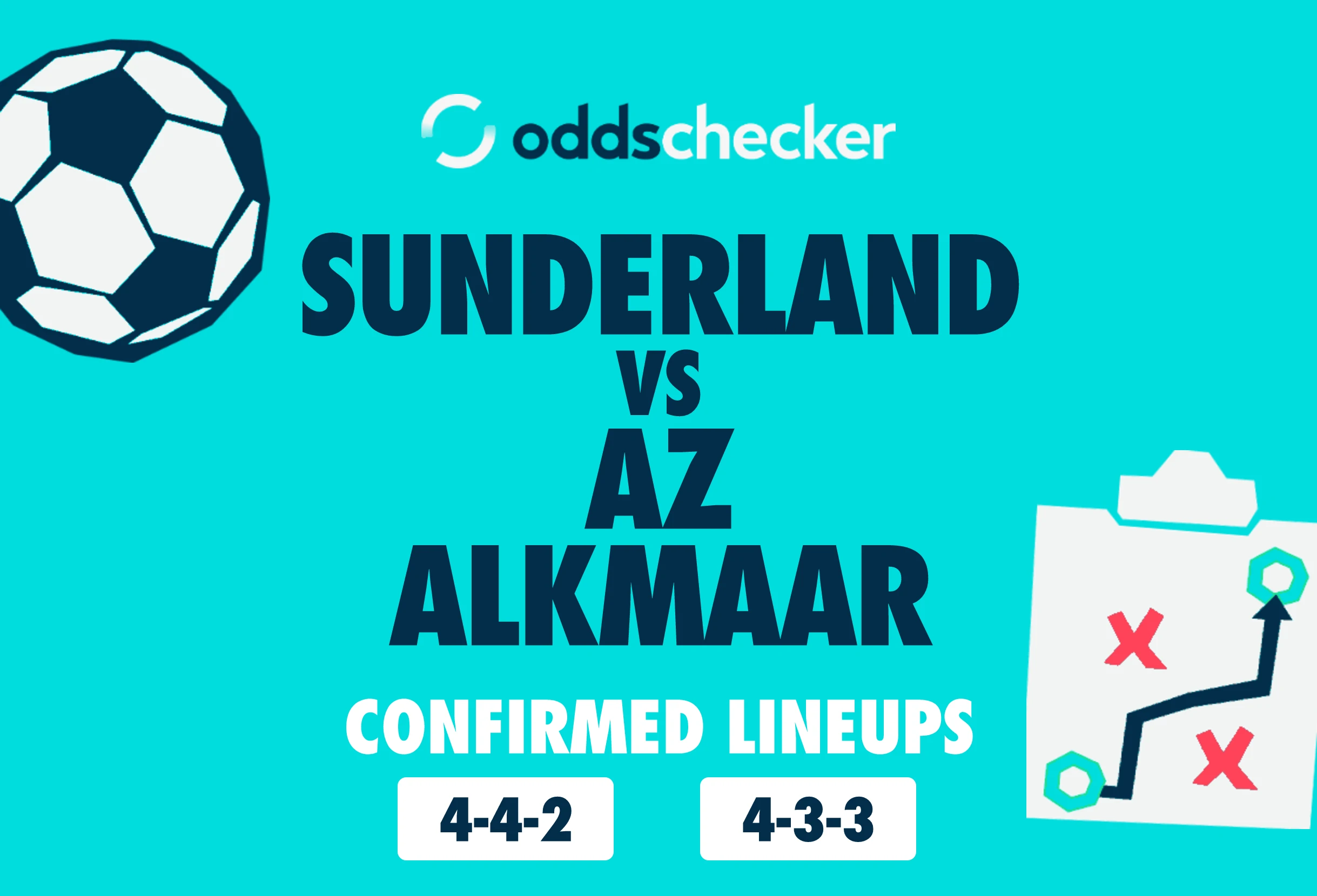 Sunderland vs AZ Alkmaar Confirmed Lineups
